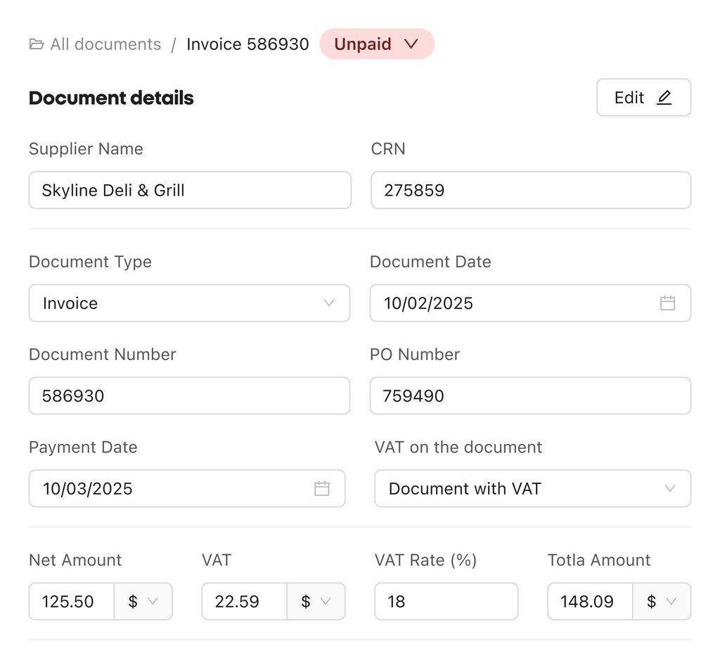 DoxBox collecting and organizing business documents